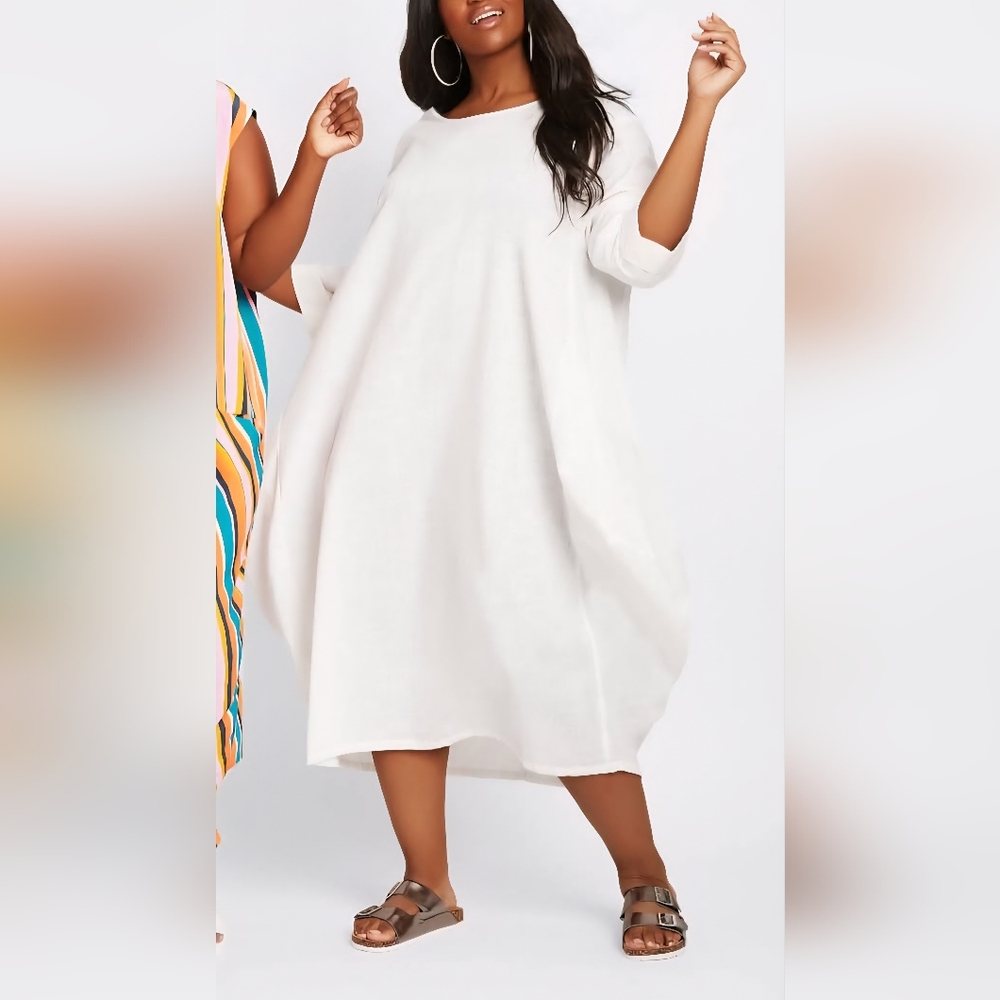 NWT DUBGEE by Whoopi Long Cocoon Dress –Size 2X